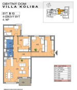 EUROPA – 4 izb.byt, 129 m2,Na zlatej nohe, zariadený,lux. novostavba, 1 x veľká – fotka 2